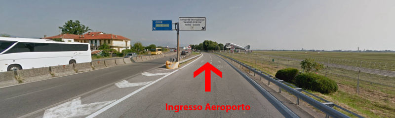 Ingresso Aeroporto di Torino Caselle