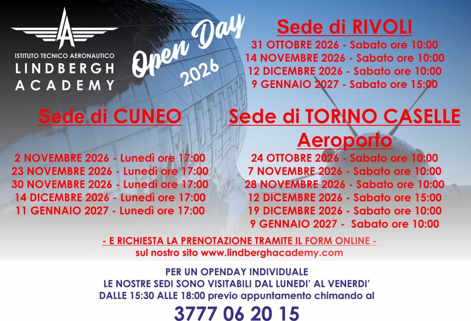 Openday - Scuola aeronautica porte aperte